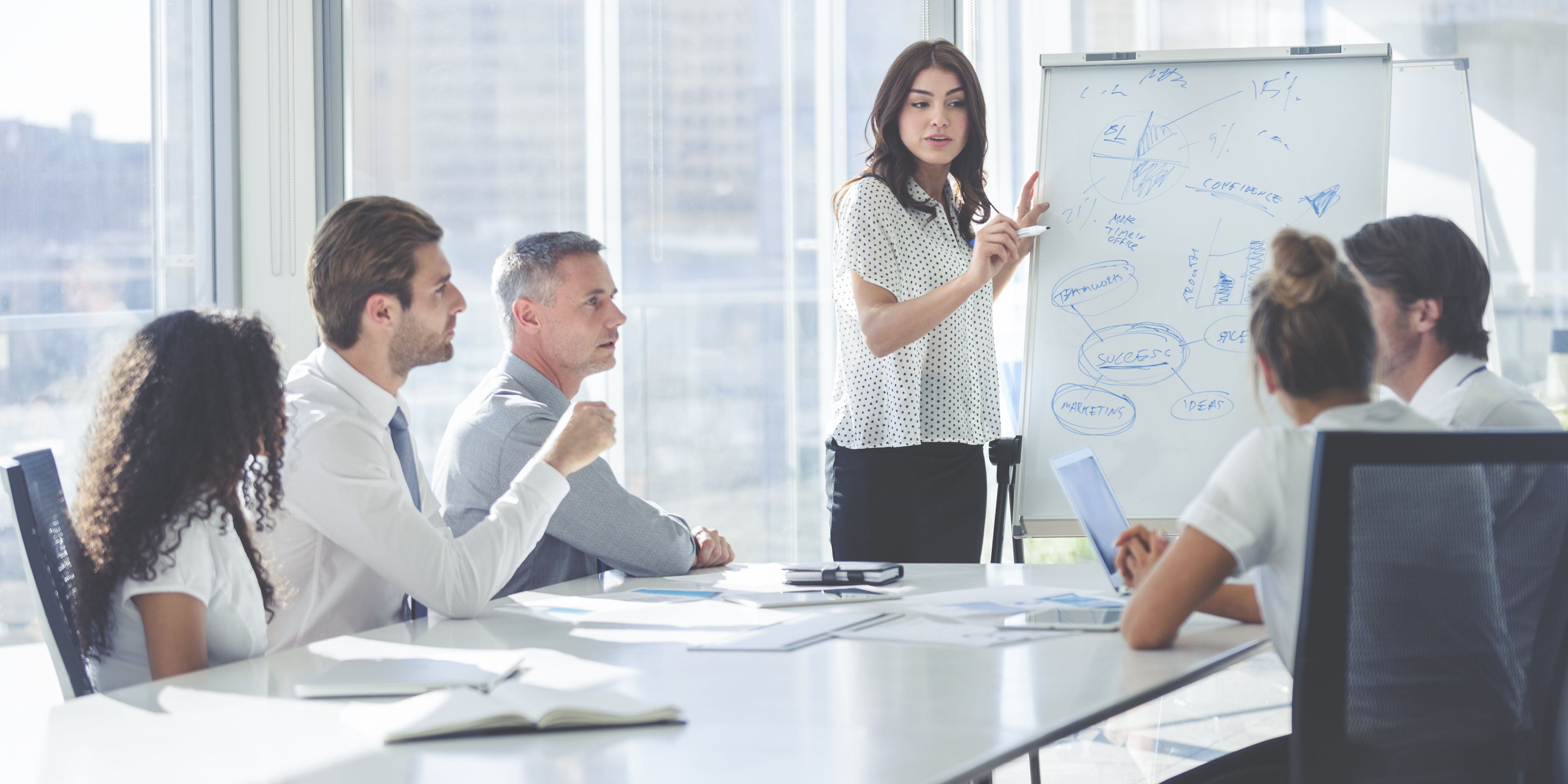 Image representing a person delivering their research findings