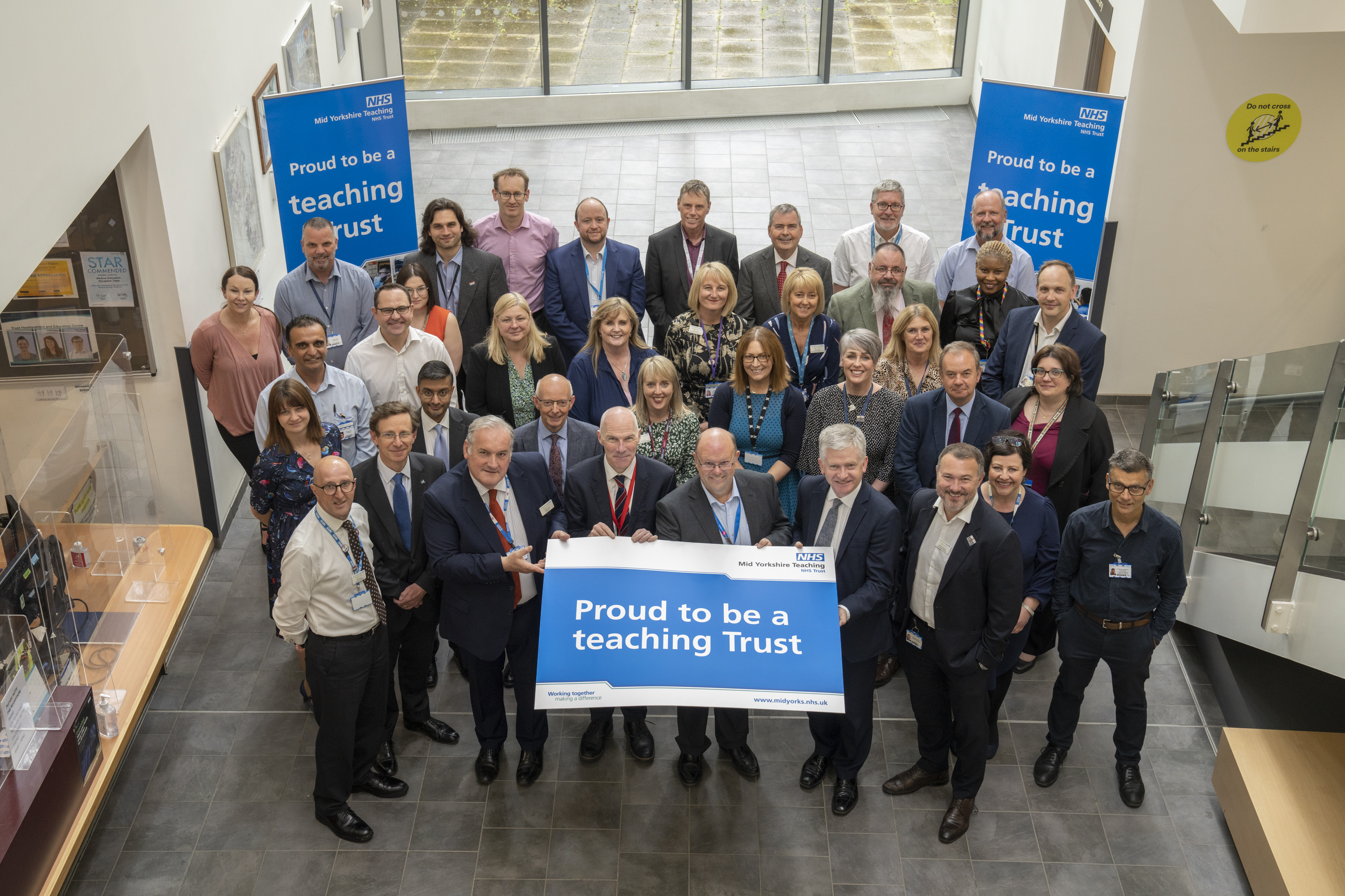 Mid Yorkshire Trust secures ambition of teaching status, a boost to recruitment and innovation opportunities