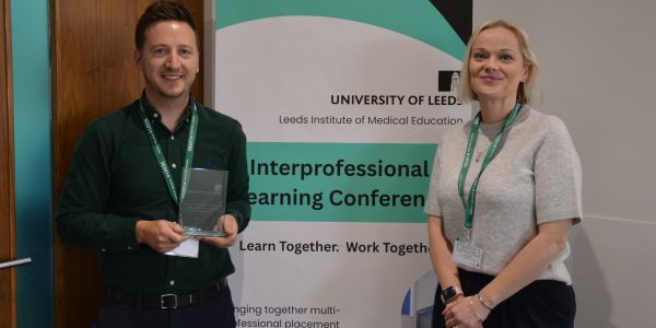 Image of Dr Tim Clarke and Laura Smith