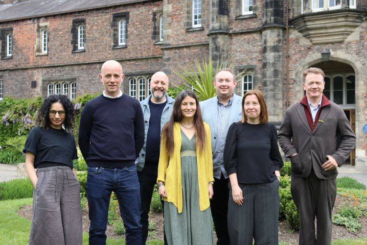 Shot of the main academics involved in the Creative Writing Together research project