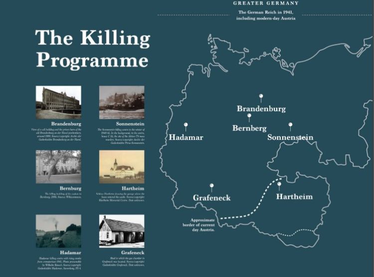 Map of nazi death camps