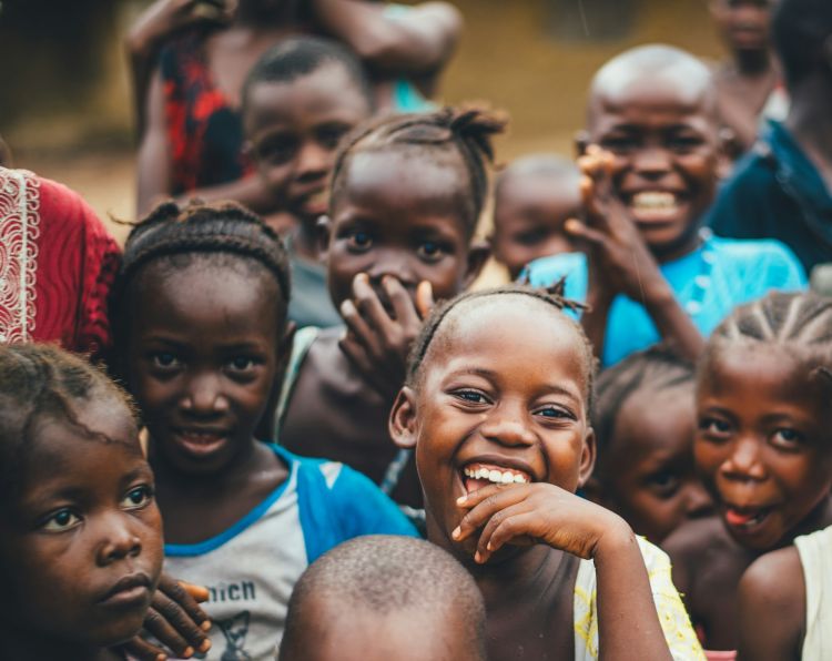 Group of children in Africa
