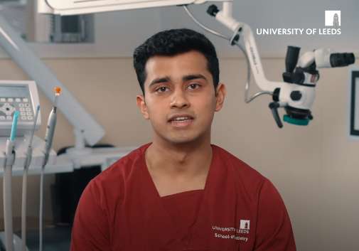 Dental surgery student