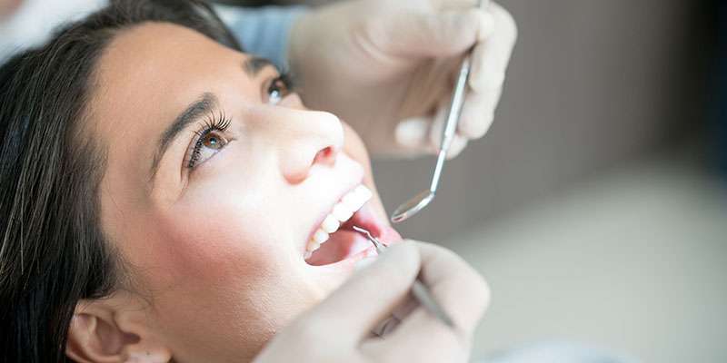 Dentistry patient in clinic